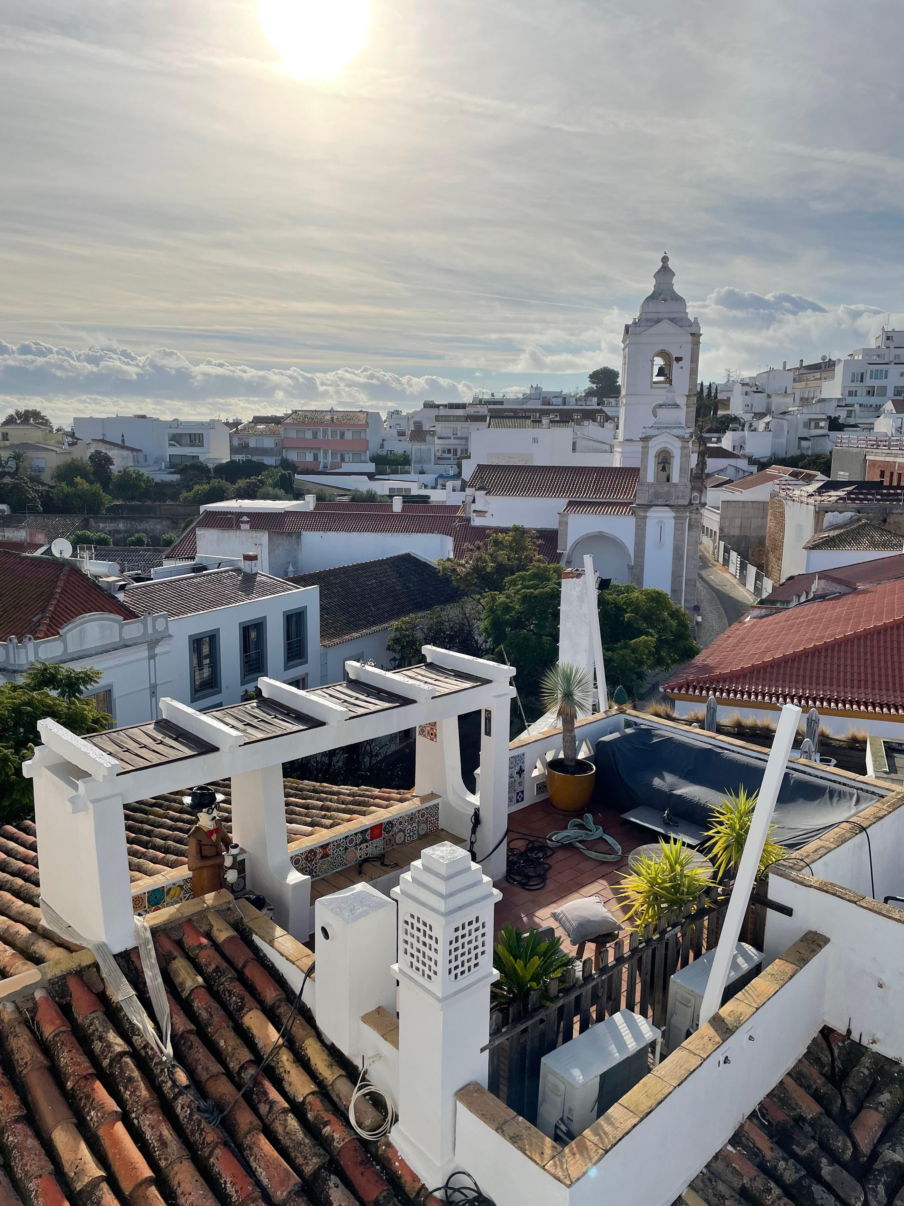 View from roof top lounge