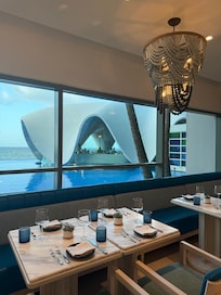 One of the restaurants