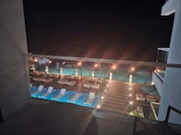Night view off balcony