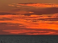 Sunset from our balcony
