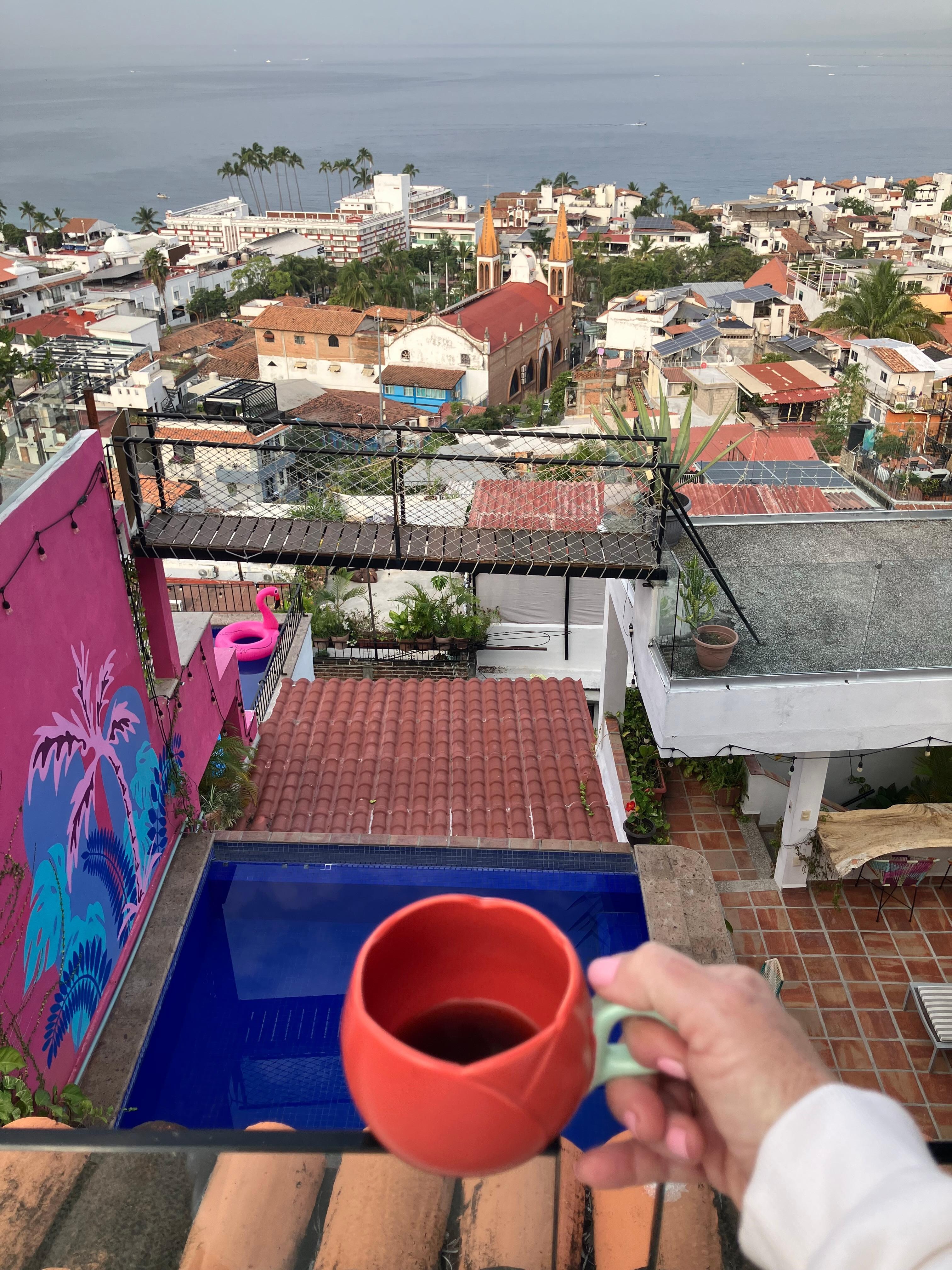 Taking in the morning view 