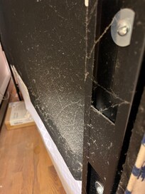 Back of headboard