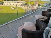 Utsikt til Cricet arena