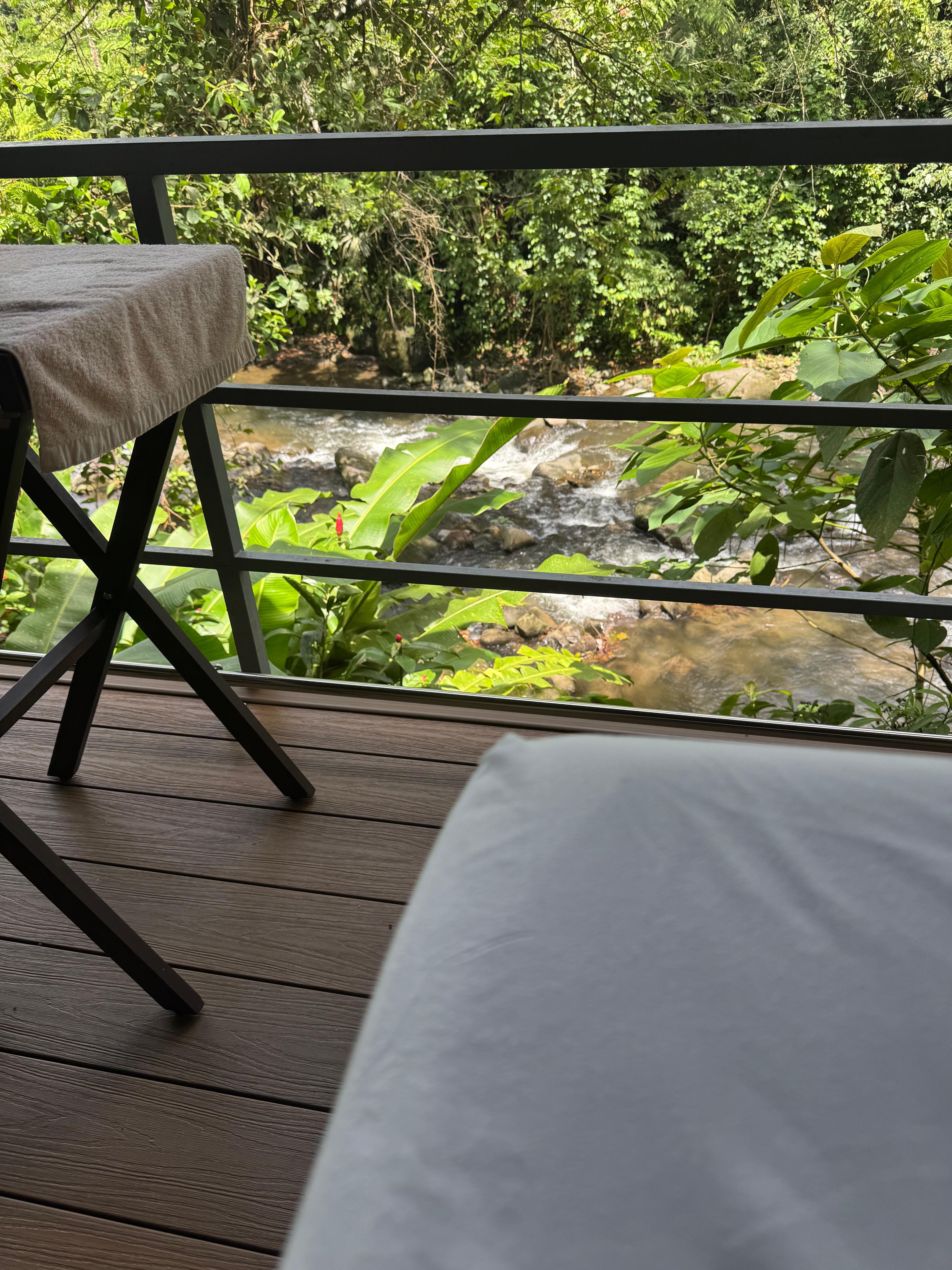 River View from my spa bed!
