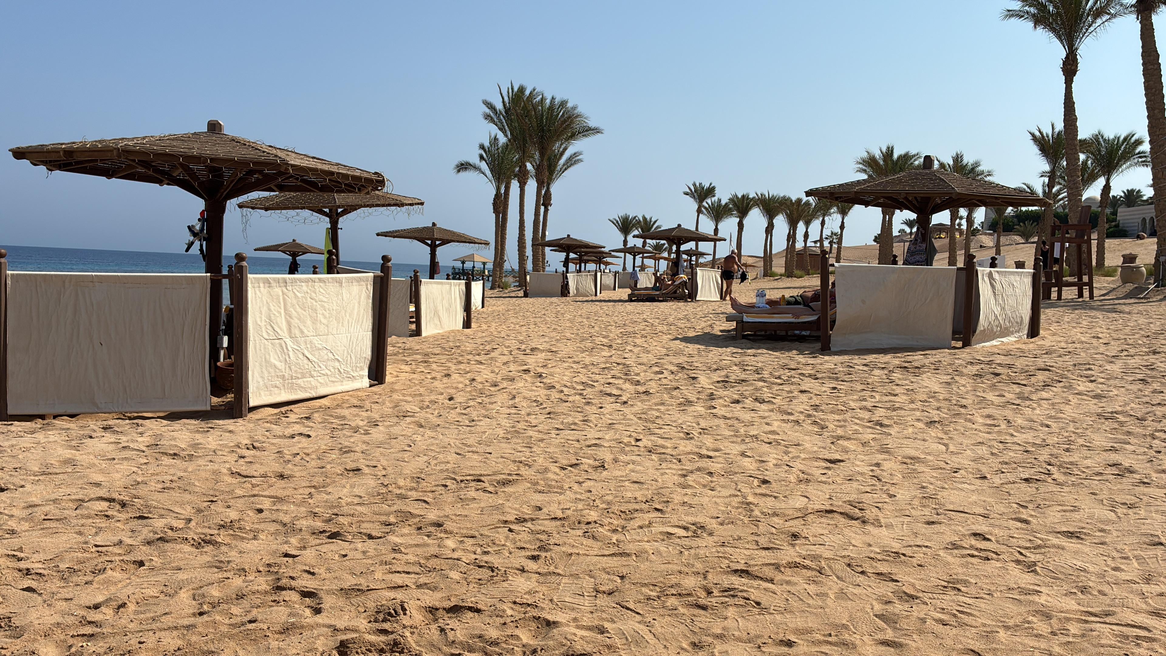 Zeer veel privacy op het strand