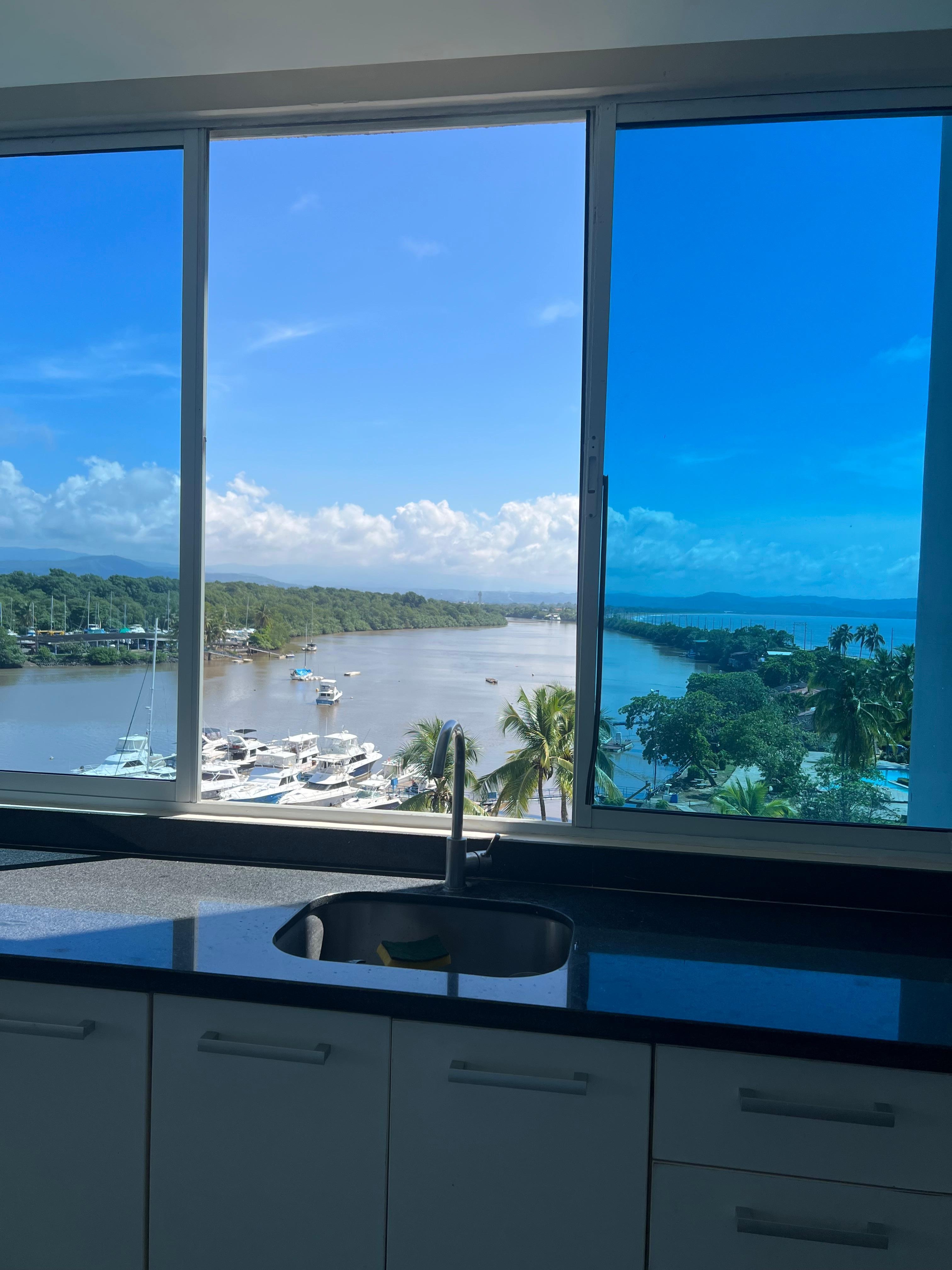 Views, also balcony view on river side of the building are incredible