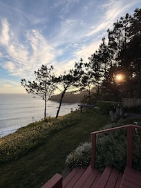 View of the sunset.