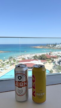 Blick vom Balkon