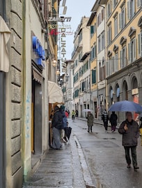 Pasticcieria Nencioni, where we had cappuccino and cornetto every morning, right around the corner from the apartment.
