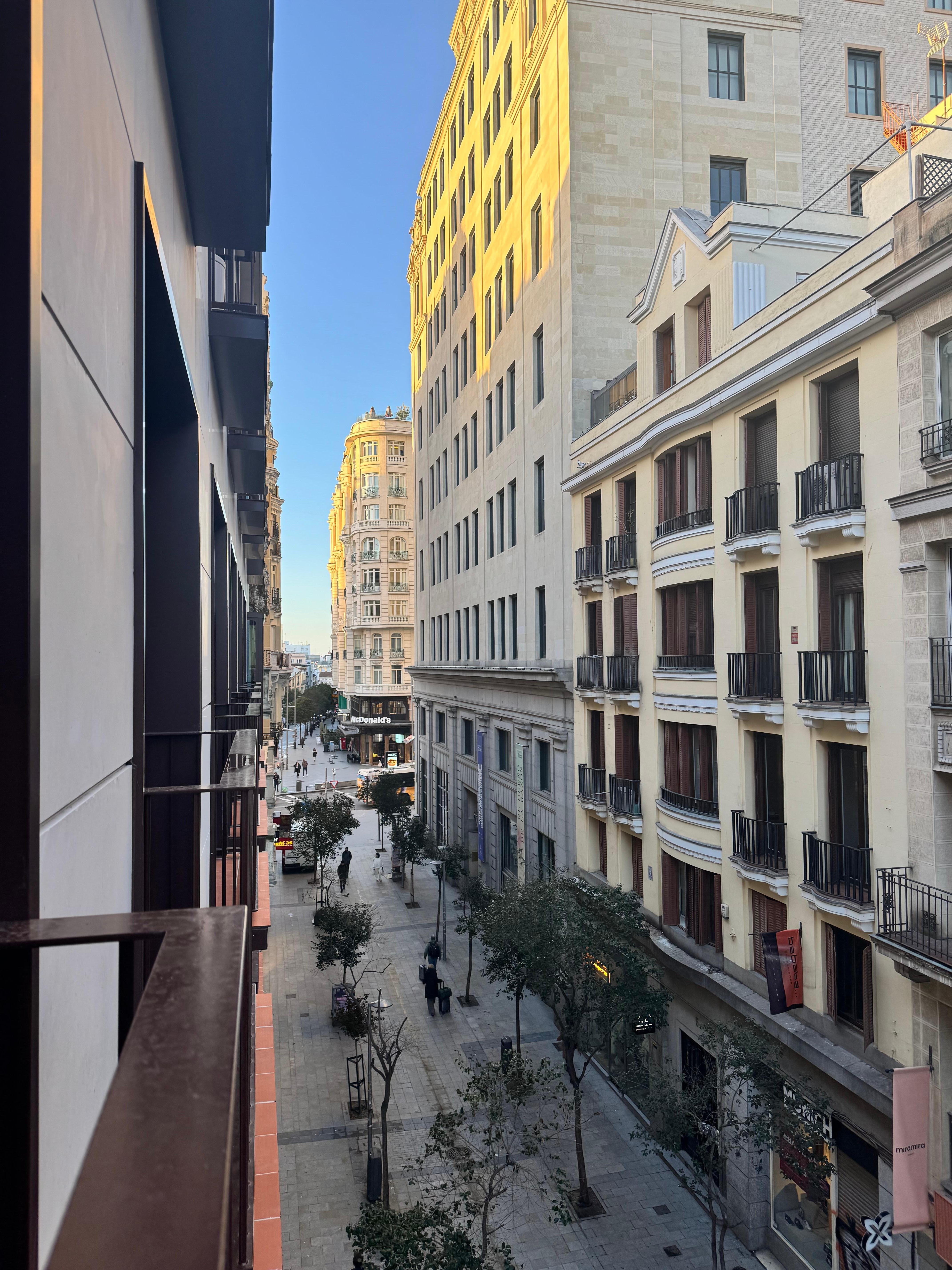 View from the balcony