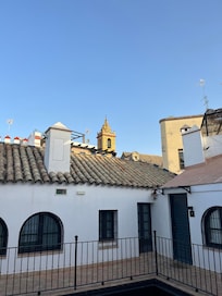 The view from outside our apartment of the interior.