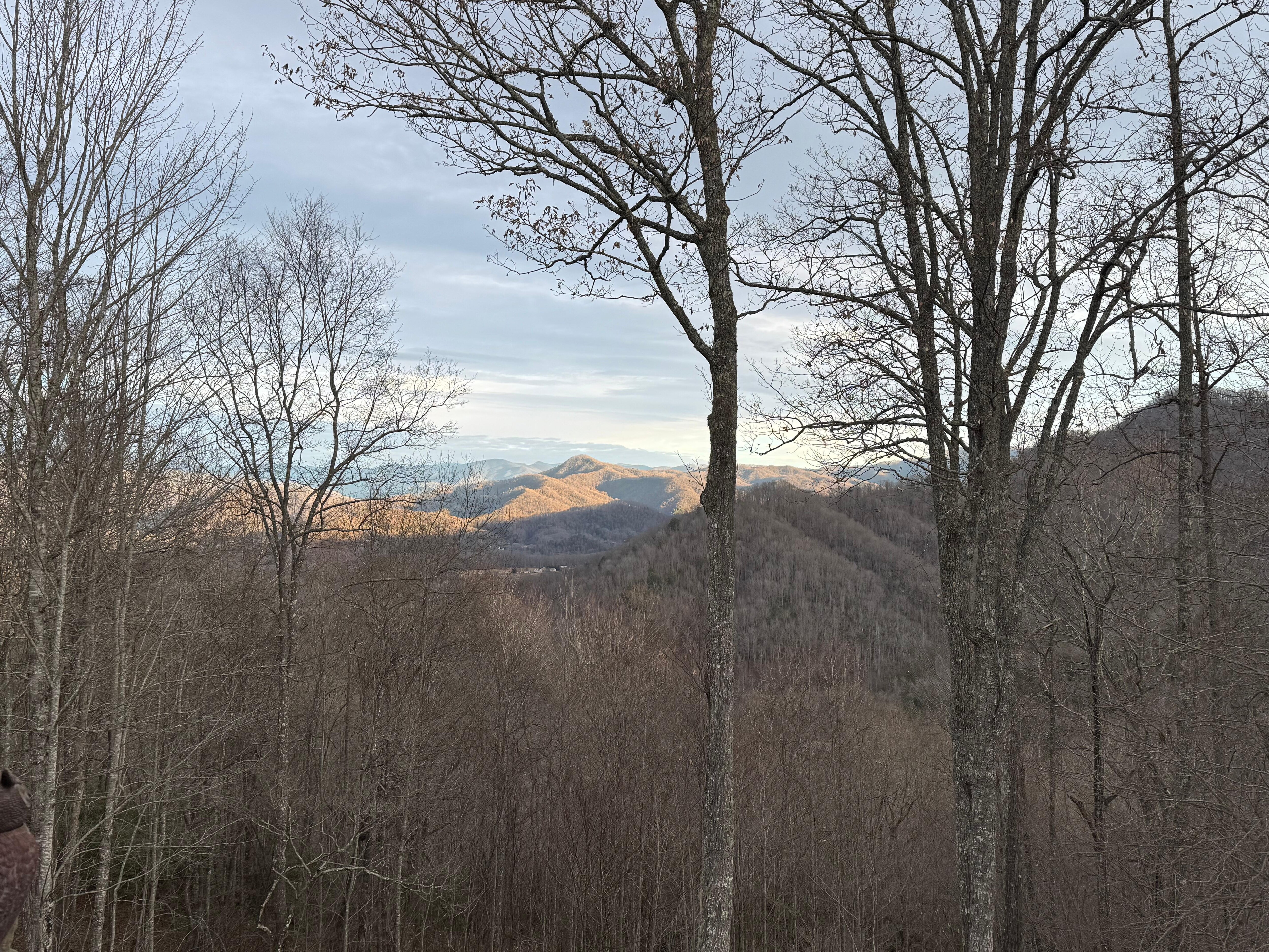 View from our private balcony.