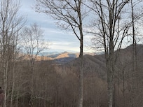 View from our private balcony.