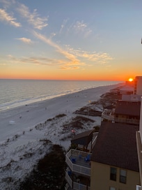 Sunset view from the condo.