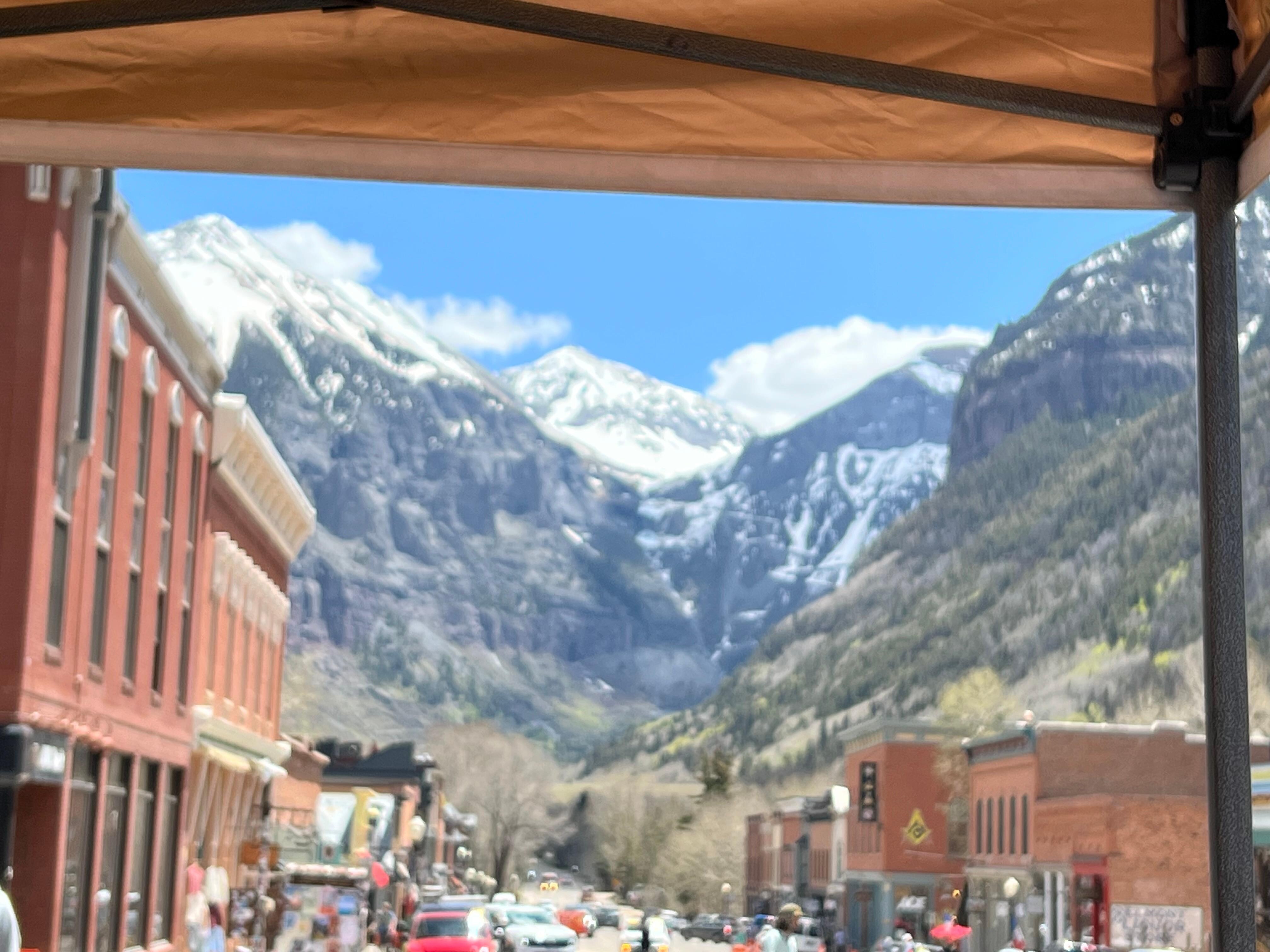 Telluride - take the free gondola to the top. 