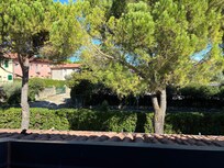 Our view out the front balcony