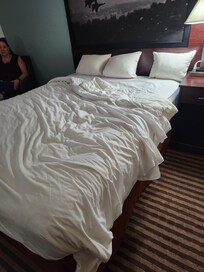 2nd unmade bed