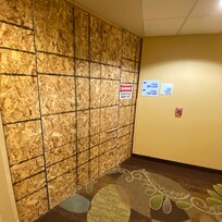 Remodel under way! Very nicely sectioned off and did not effect our stay at all.