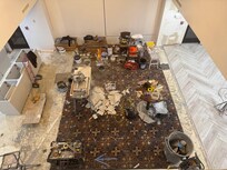 What was supposed to be seating area by the lobby