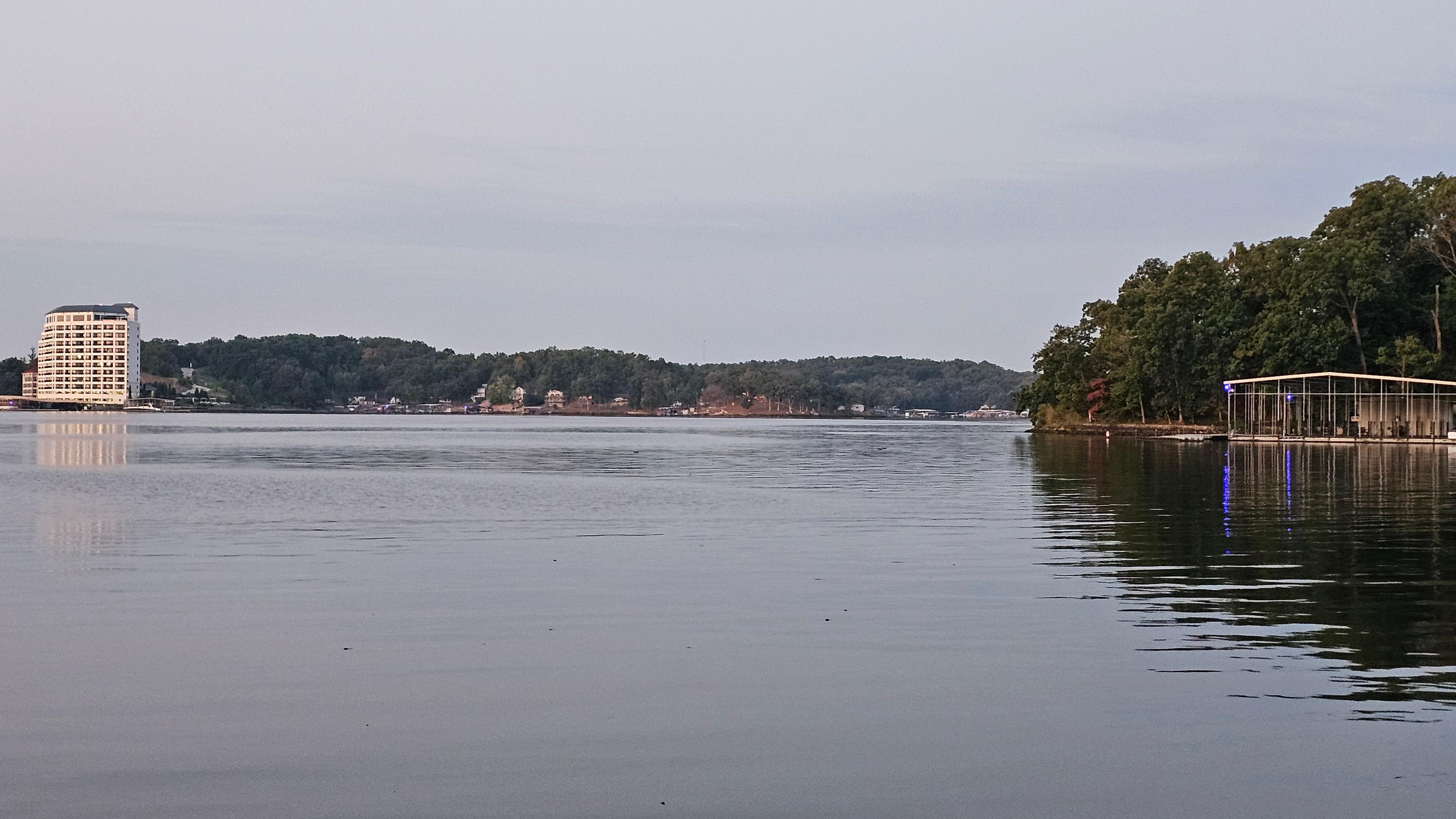 View out to the channel