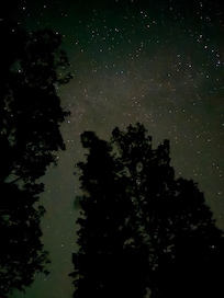 This was our view from the top deck at 10pm. If you enjoy star gazing… wow!!