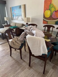 Dirty room at Check-In