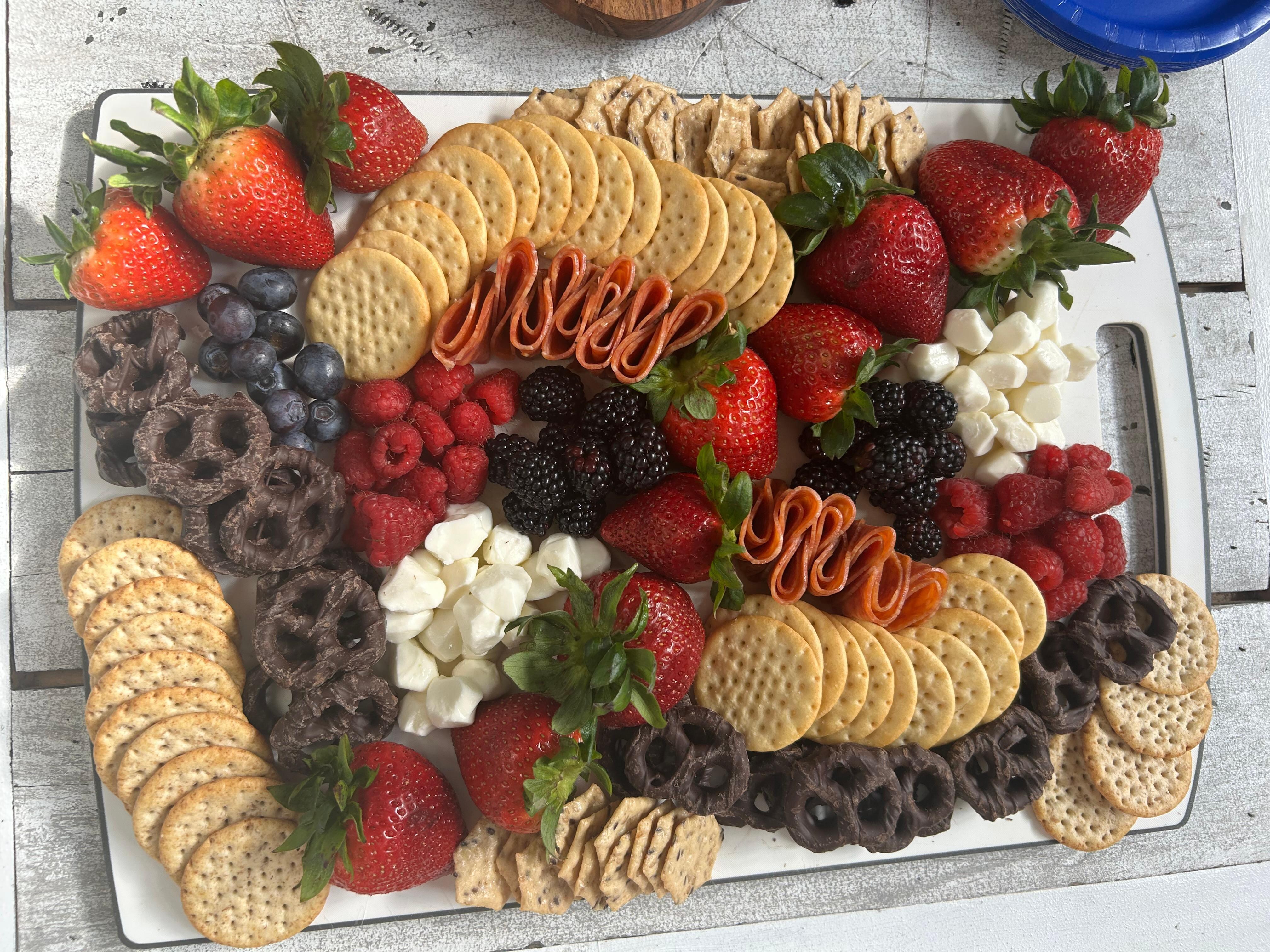Charcuterie trays made by granddaughter 