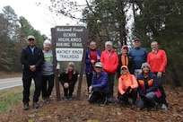 OHT Matney Knob TH - we were in the area to hike from Spring Creek Rd to Matney Knob. We completed the whole OHT from Lake Fort Smith State Park on this trip