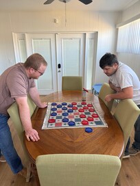 Serious game of checkers