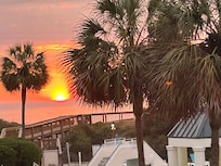 Great view of sunrise.