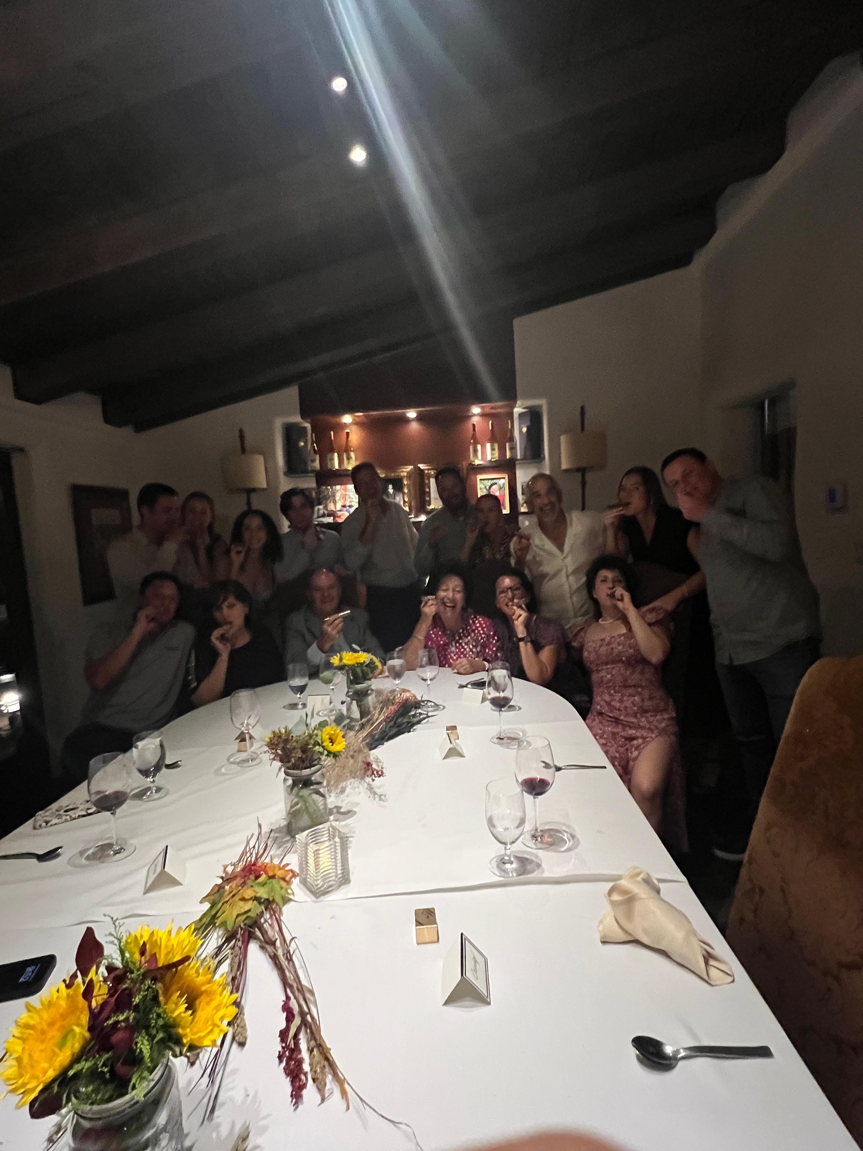 Dinner in our private room