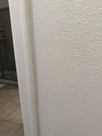 Food and dirt on the walls