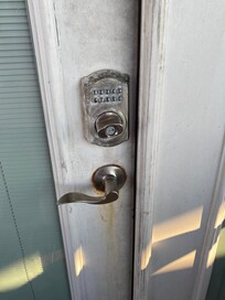 The back door and non working keyless entry