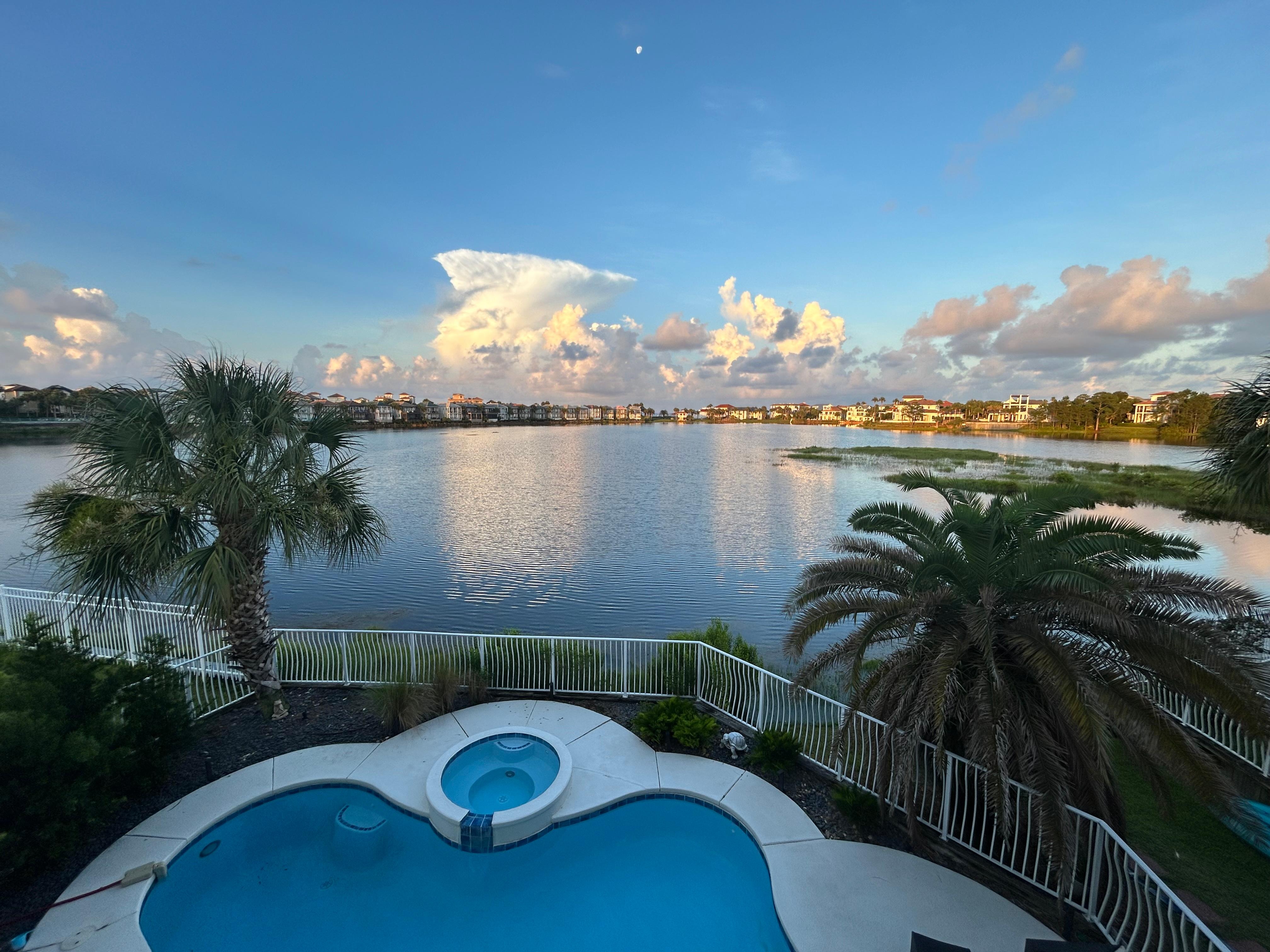 View from master balcony