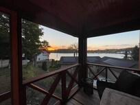 The sunrise on our last morning in the loft.