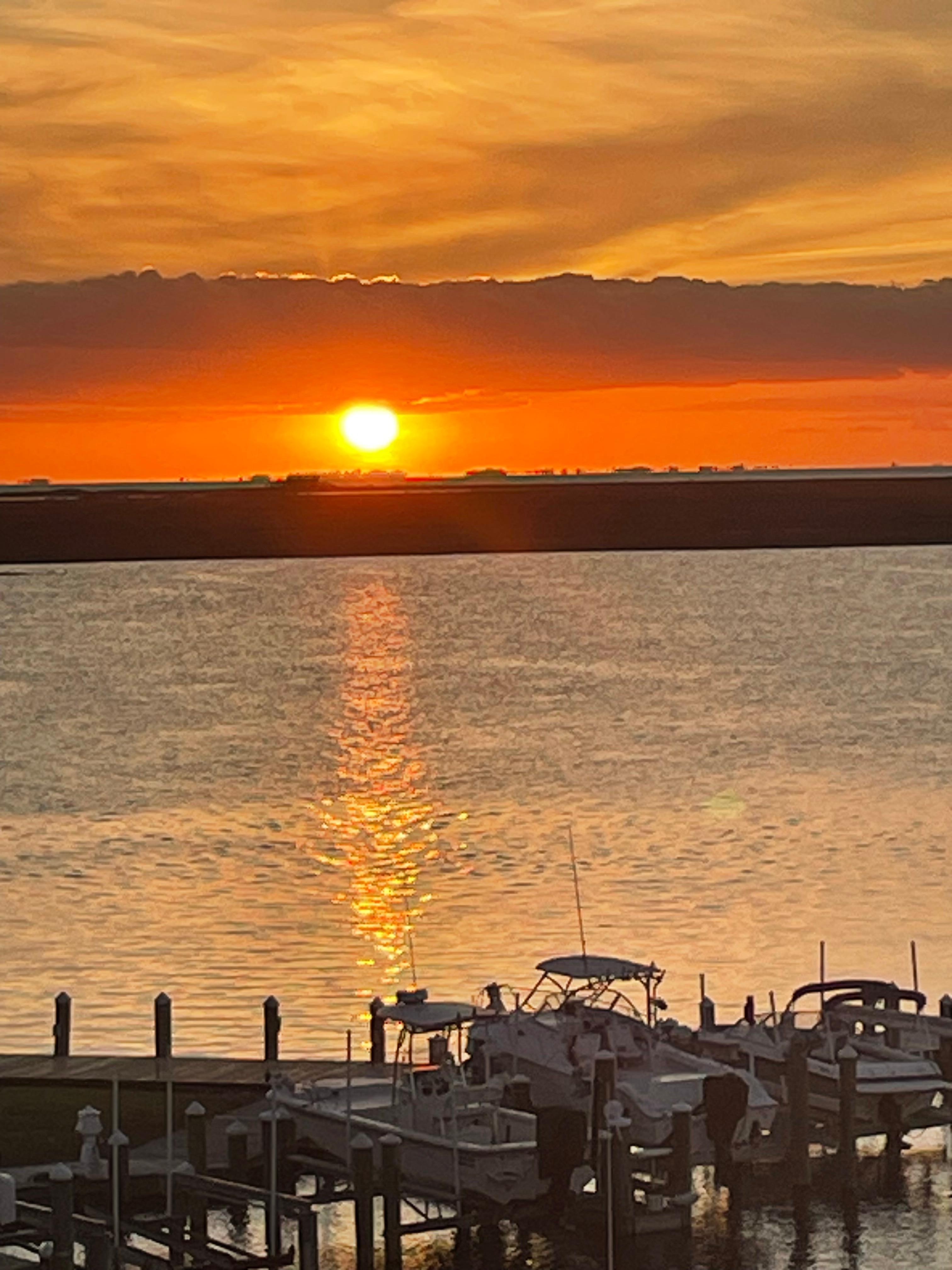 View from the balcony. 