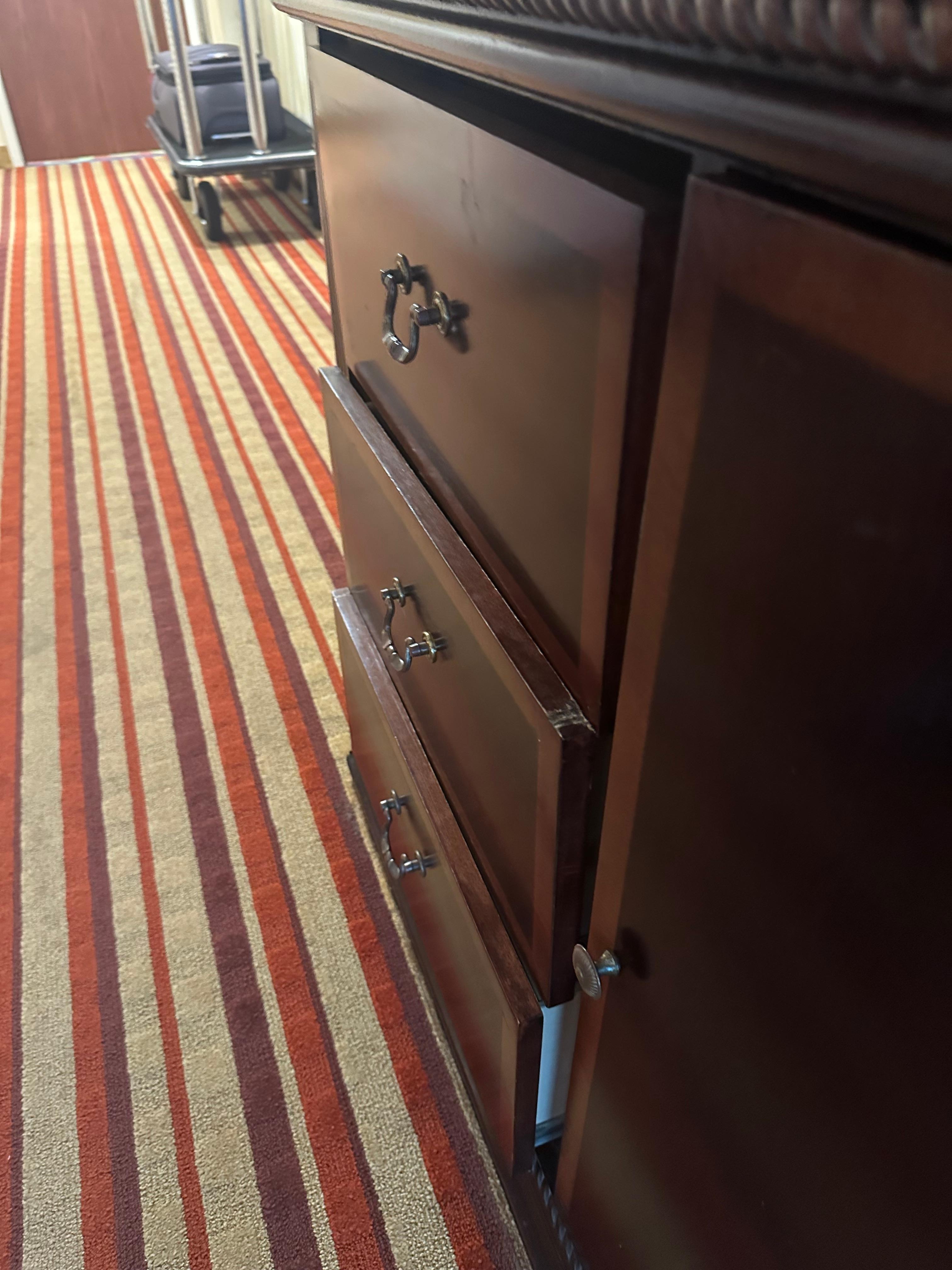 Every piece of furniture broken
