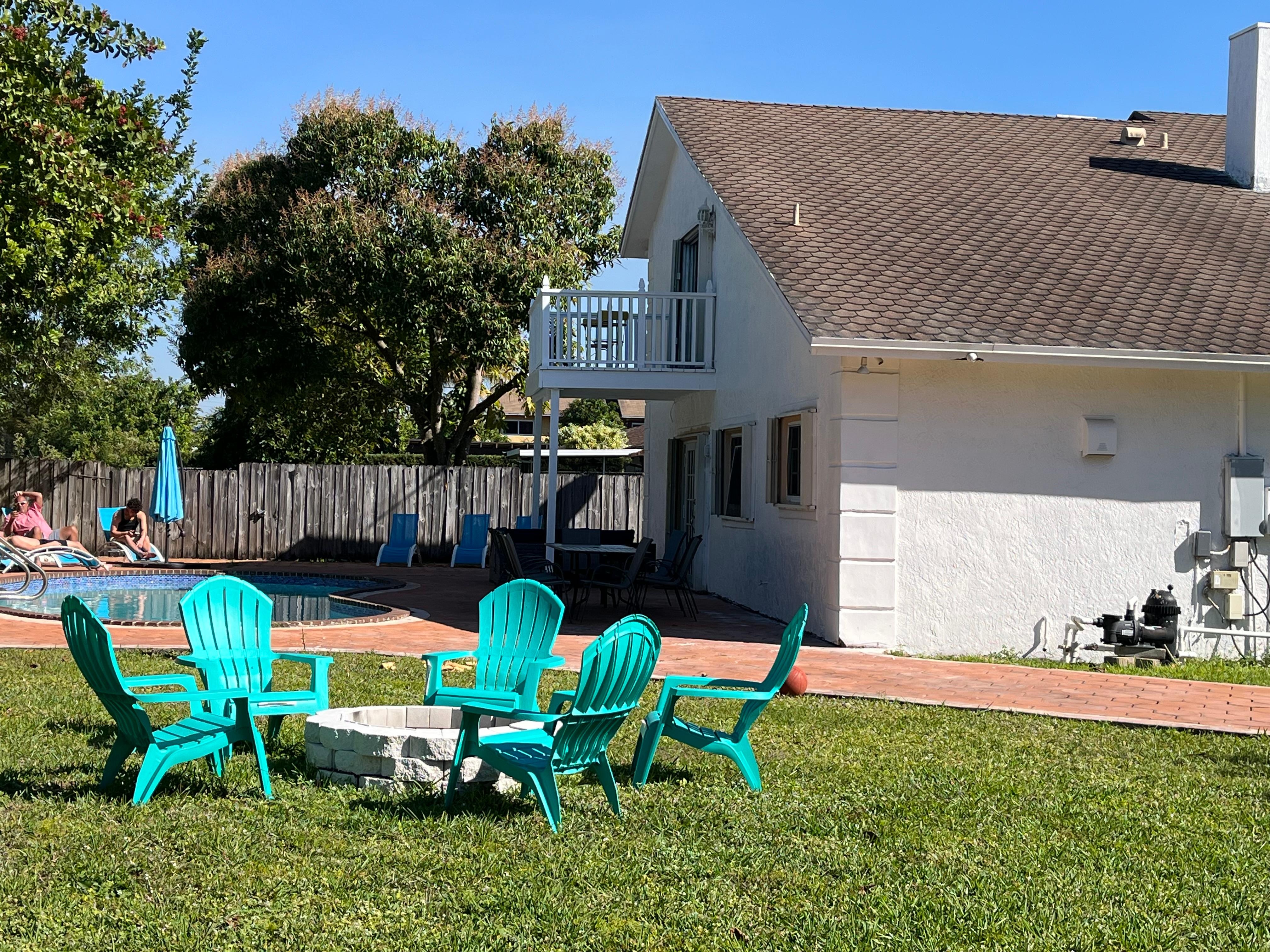 Great sized backyard