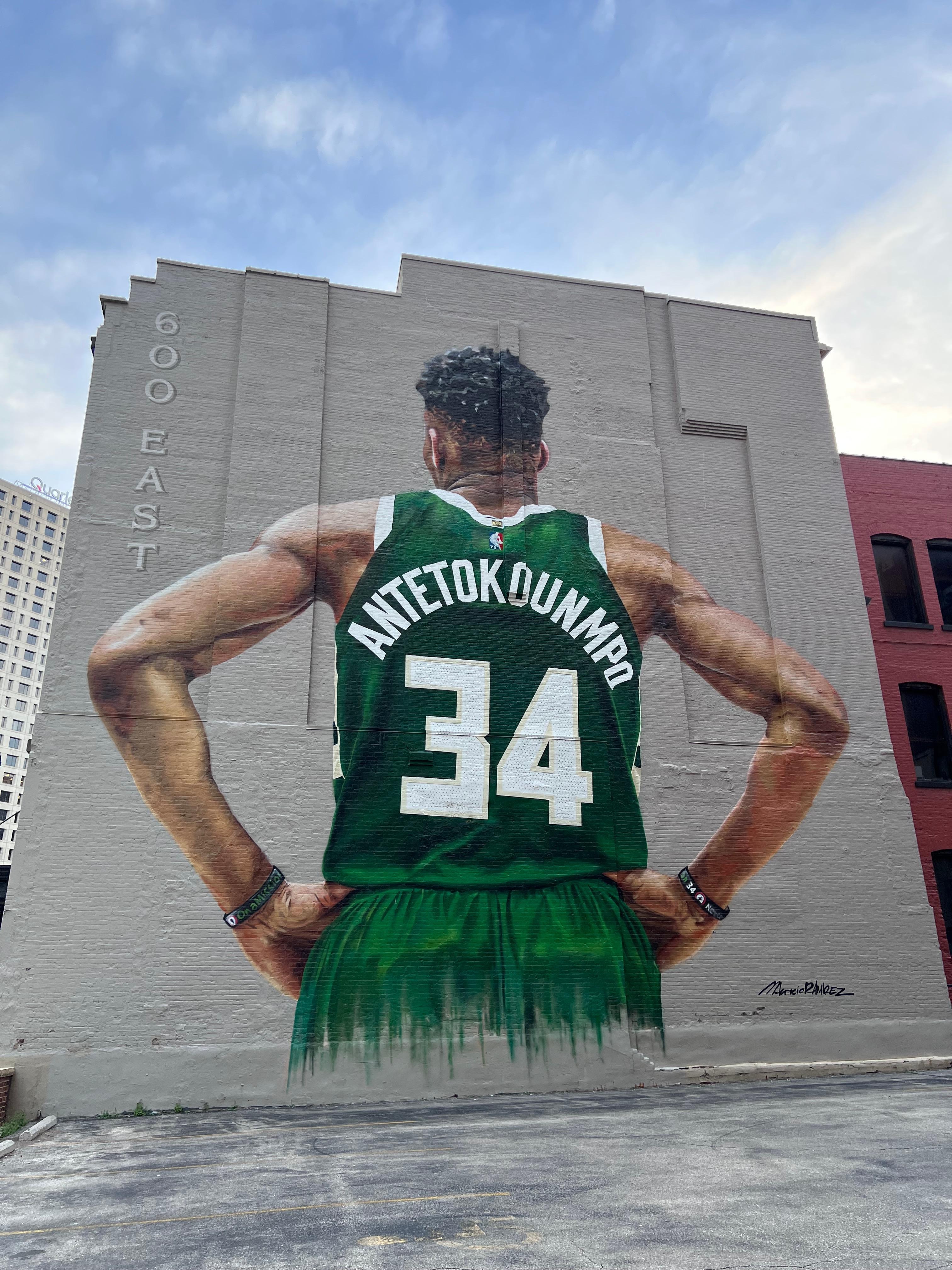 Giannis Antetokounmpo Mural 