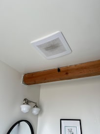My view from the shower when I discovered the bats.