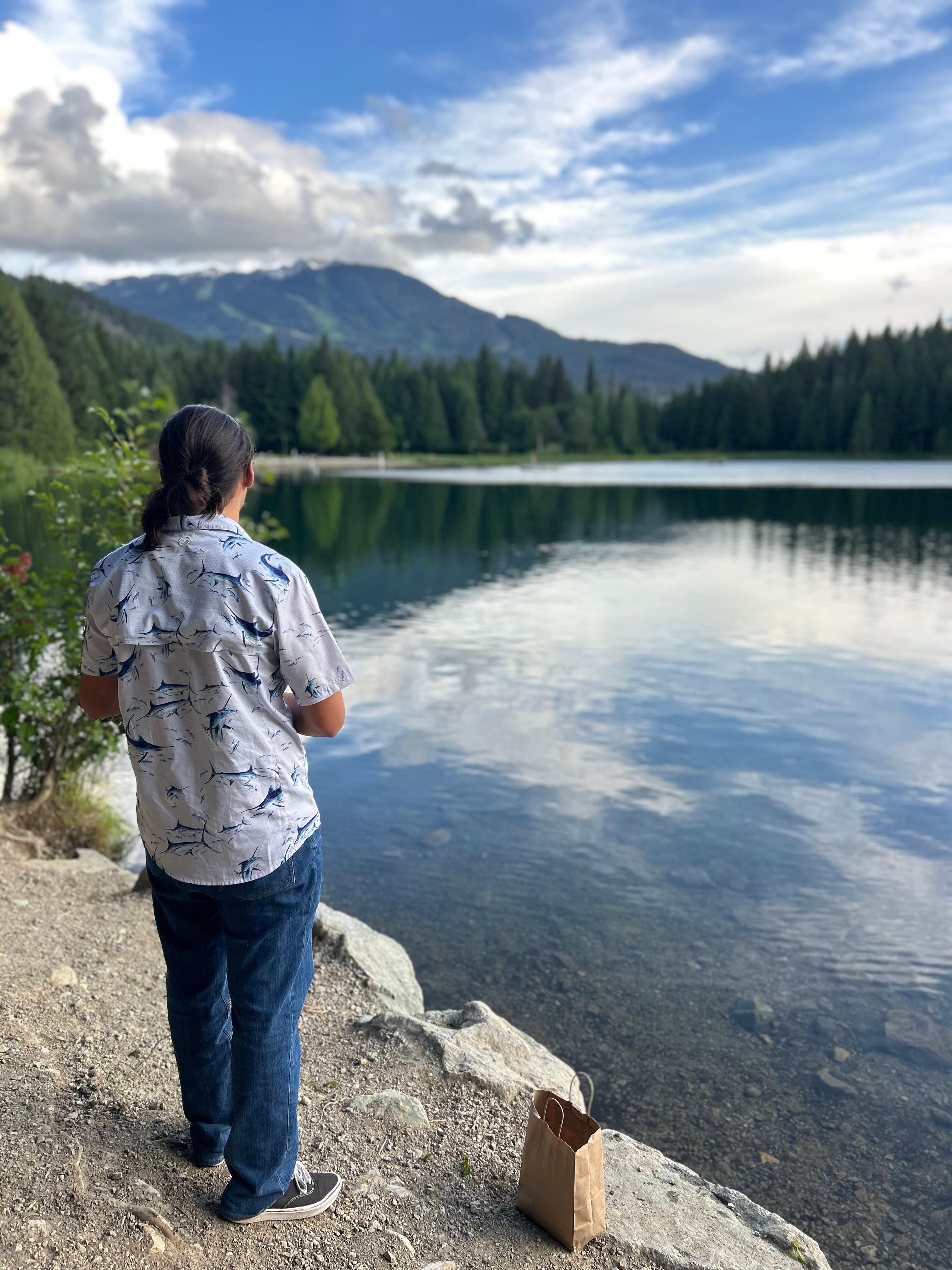 Fishing at Lost Lake