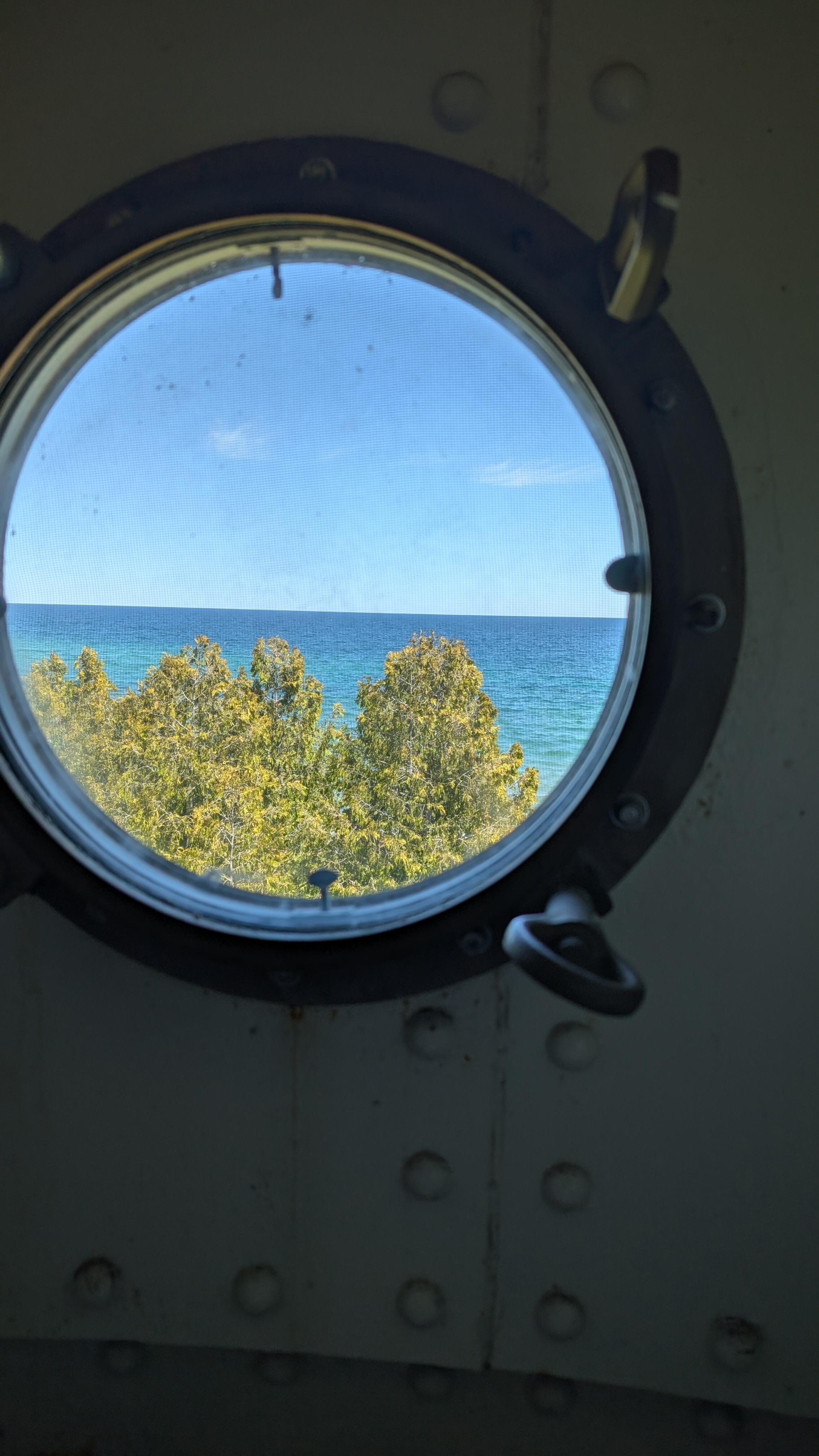 Top of Cana Island Lighthouse