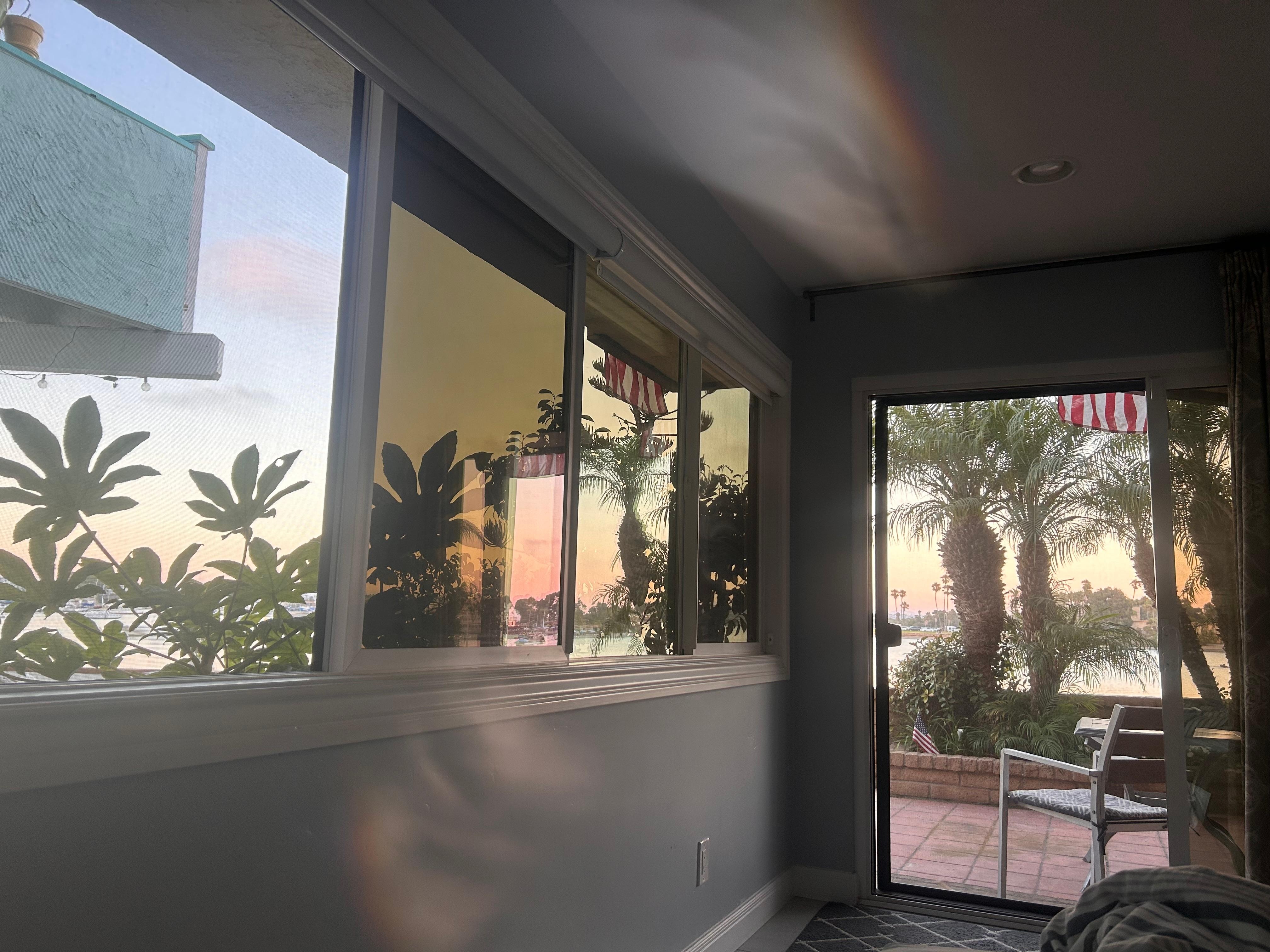 View from the master bedroom. 