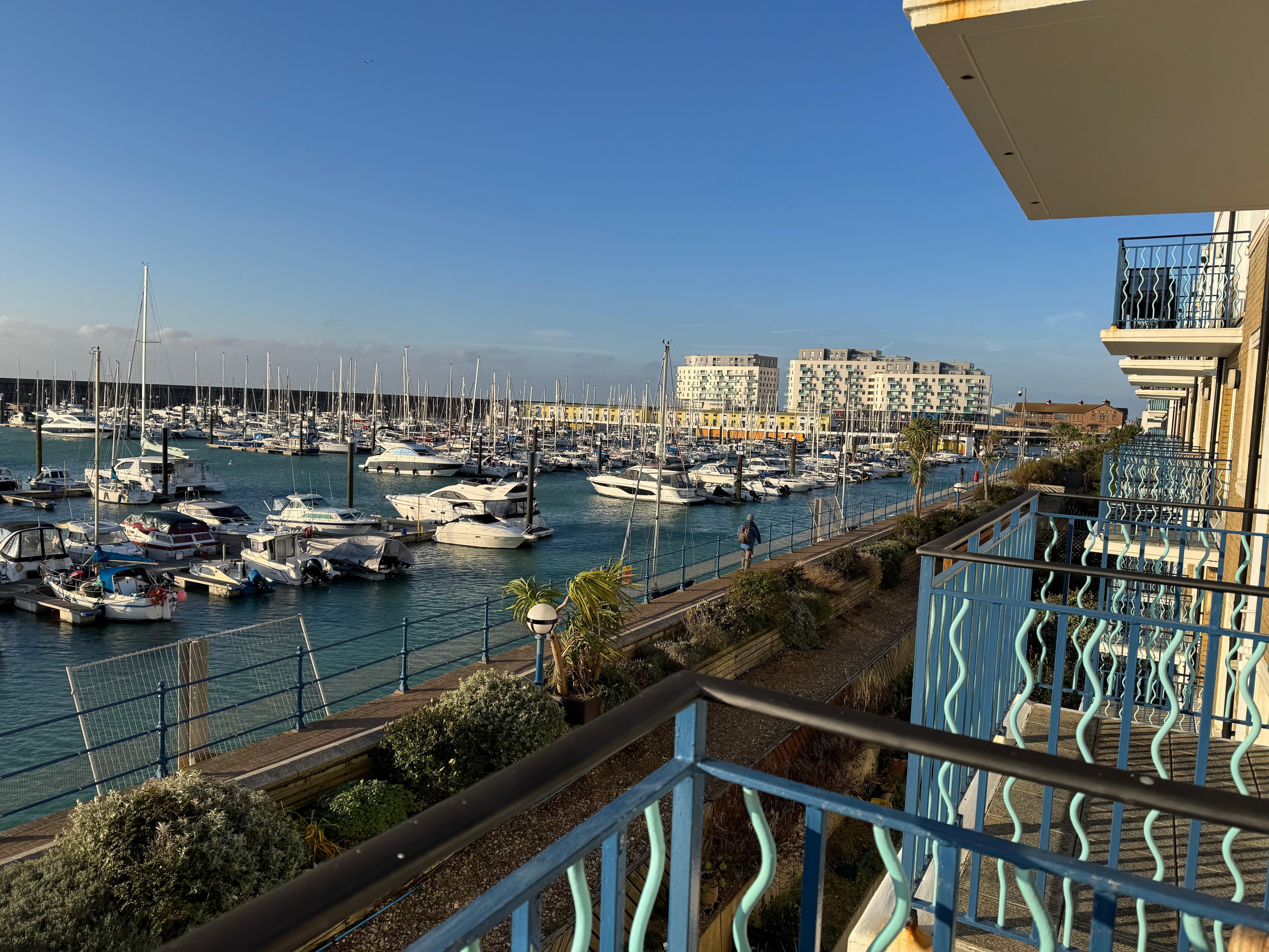 View from the balcony in daytime.