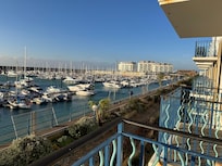 View from the balcony in daytime.