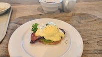 Eggs Benedict, made to order, was delicious!