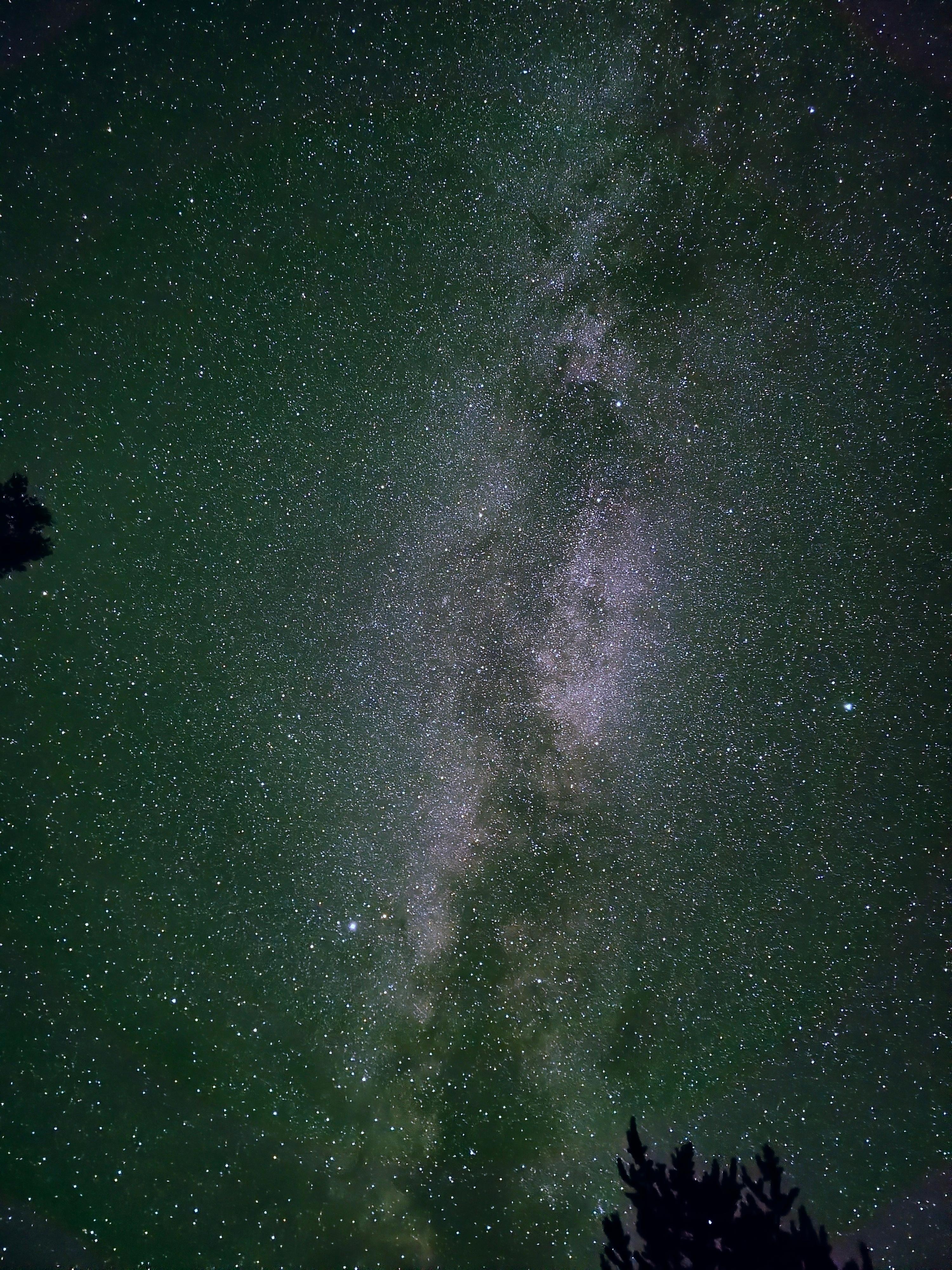 Night sky from the cabin