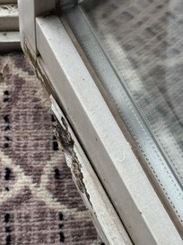 Patio doors rotting