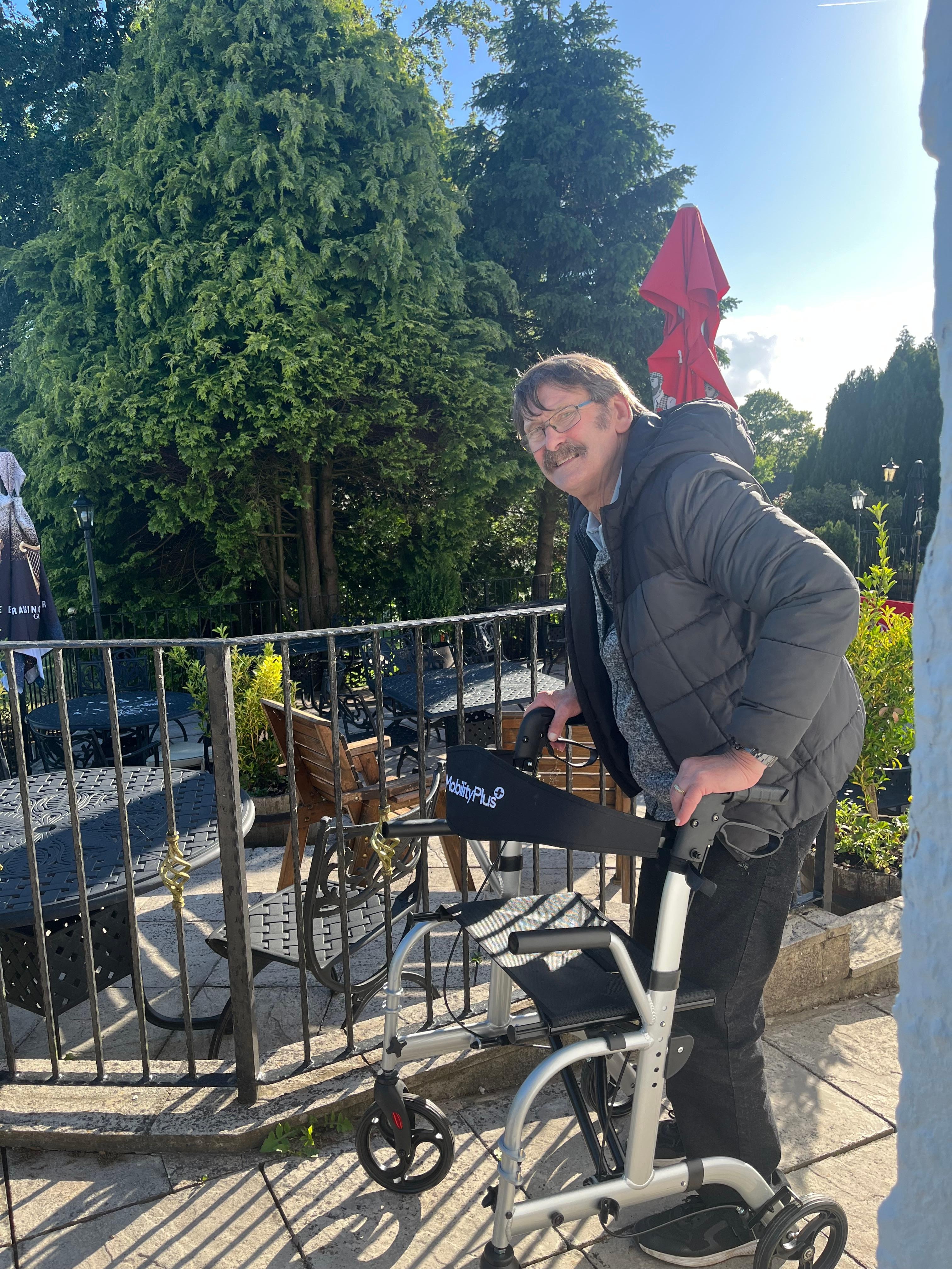 At side of the inn