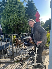 At side of the inn